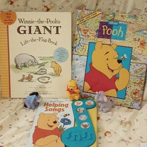 Disney Winnie The Pooh and Friends Bundle Book Toy Activity Collectibles